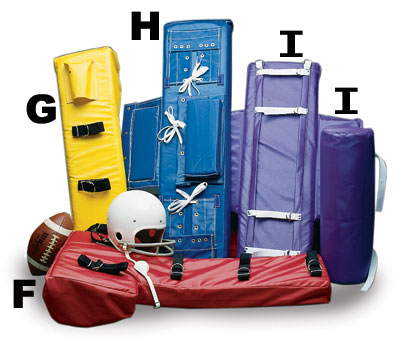 Football Blocking Sled Pads